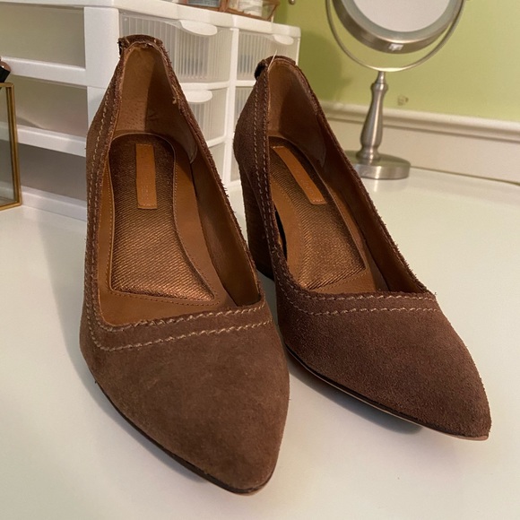 Calvin Klein Jeans Shoes - Calvin Klein Jeans suede wedges, gently used